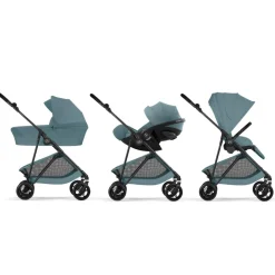 Poussette ultra légère melio carbon 6 stormy blue