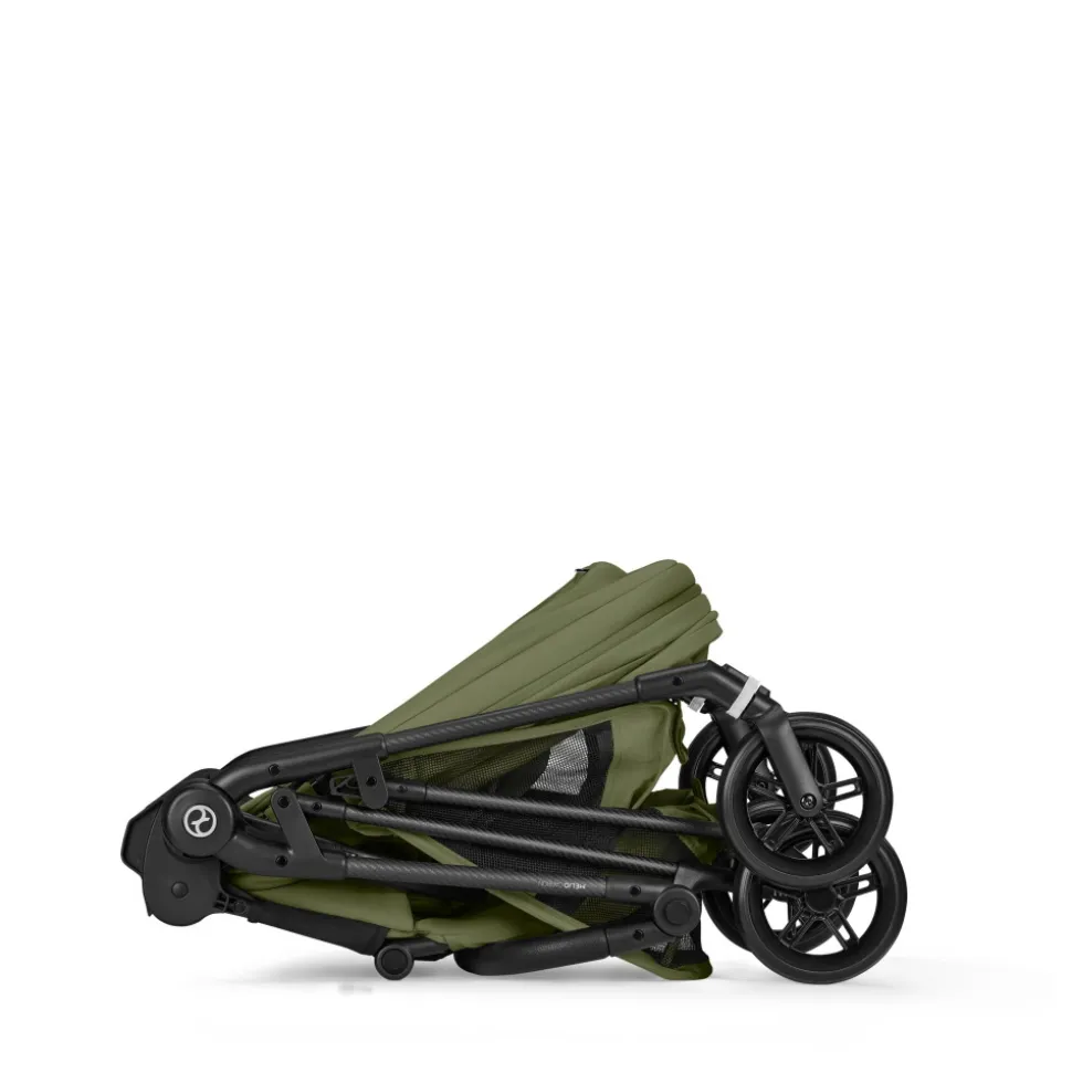 Poussette ultra légère melio carbon 6 moss green