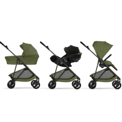 Poussette ultra légère melio carbon 6 moss green