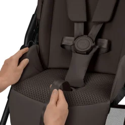Poussette ultra légère melio carbon 6 chocolate brown