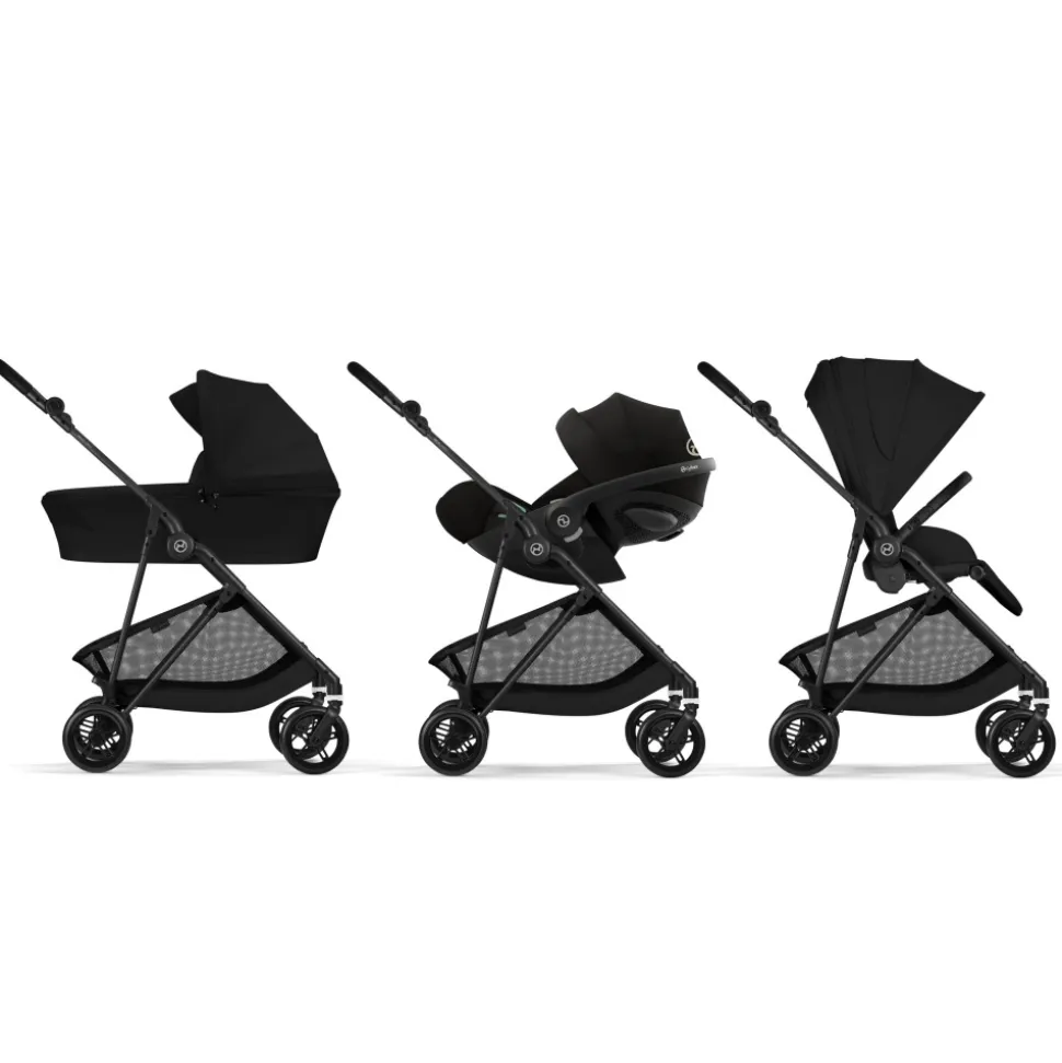 Poussette ultra légère melio carbon 6 magic black