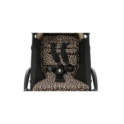 Poussette yoyo 3 châssis noir pack 6+ leopard - wild collection