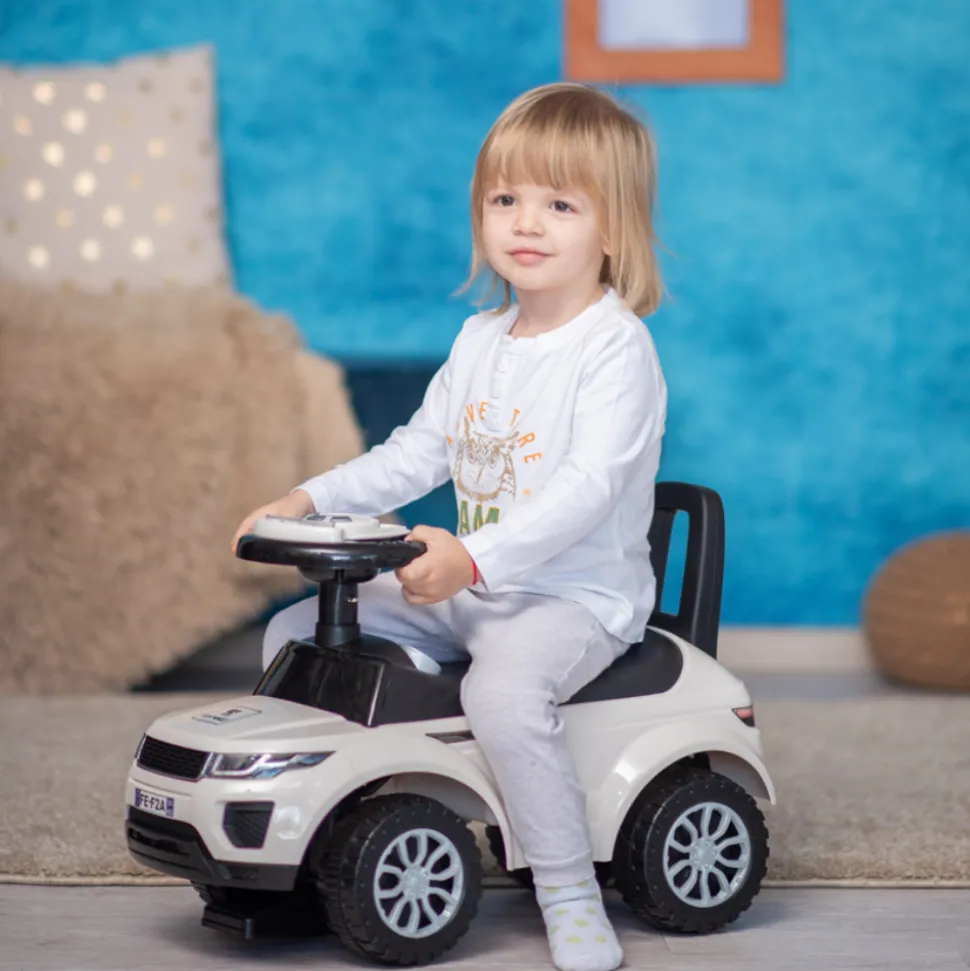 Pousseur voiture suv off road blanc