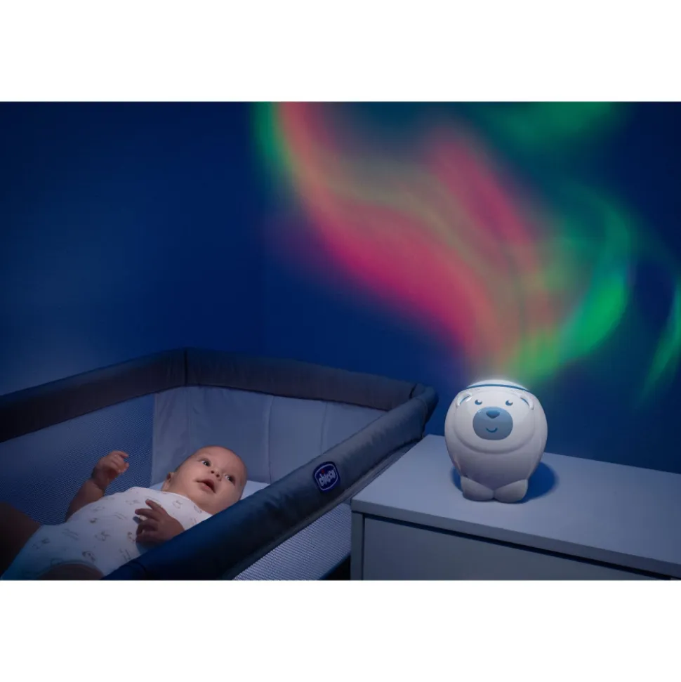 Projecteur ourson polaire bleu