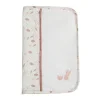 Protège carnet de santé bébé - rose et lili