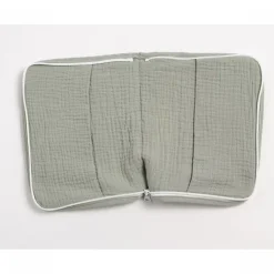 Protège carnet de santé bébé uni sauge