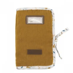 Protège carnet de santé caramel