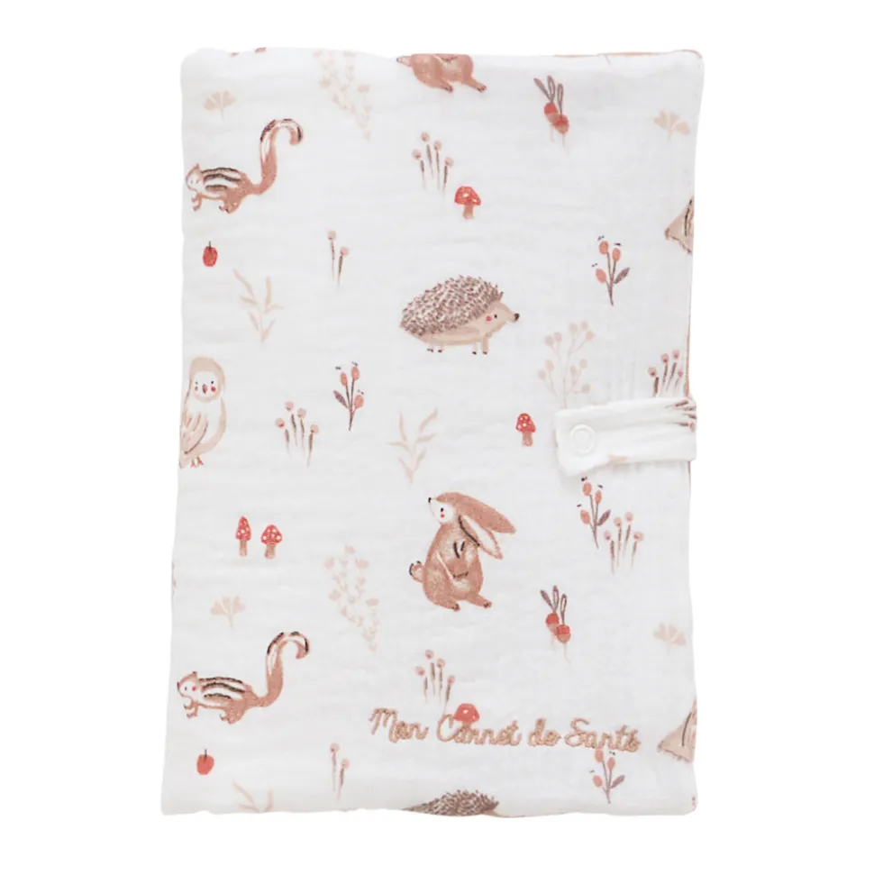 Protège carnet de santé - cosy forest