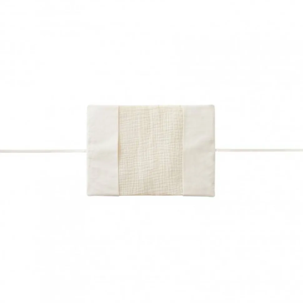 Protège carnet de santé gaze de coton mousse de lait