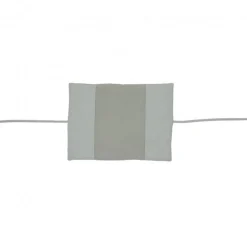 Protège carnet de santé gaze de coton vert de gris