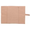 Protège carnet de santé gaze de coton mocha
