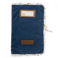 Protège carnet de santé indigo