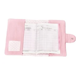Protège carnet de santé lily poudrée