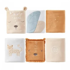 6 protèges barreaux pour lits et parcs bébé multicolore