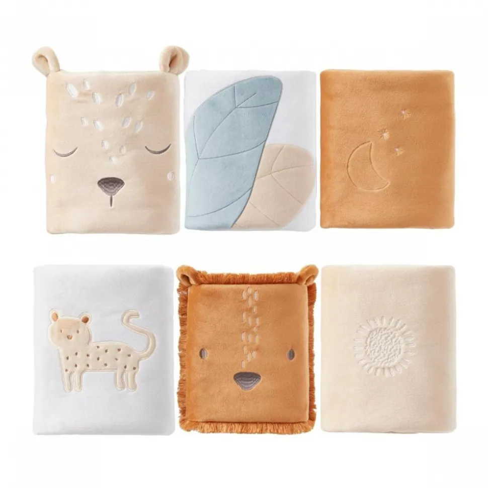 6 protèges barreaux pour lits et parcs bébé multicolore
