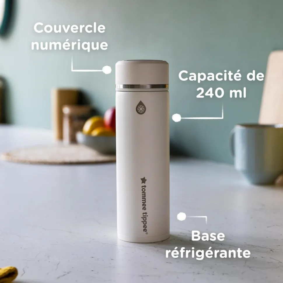 Préparateur de biberons nomade goprep, thermos refroidisseur