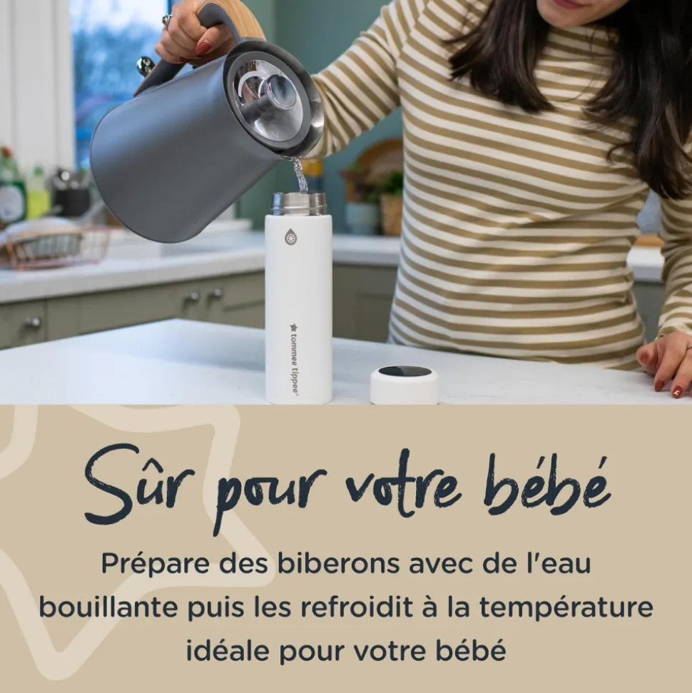 Préparateur de biberons nomade goprep, thermos refroidisseur