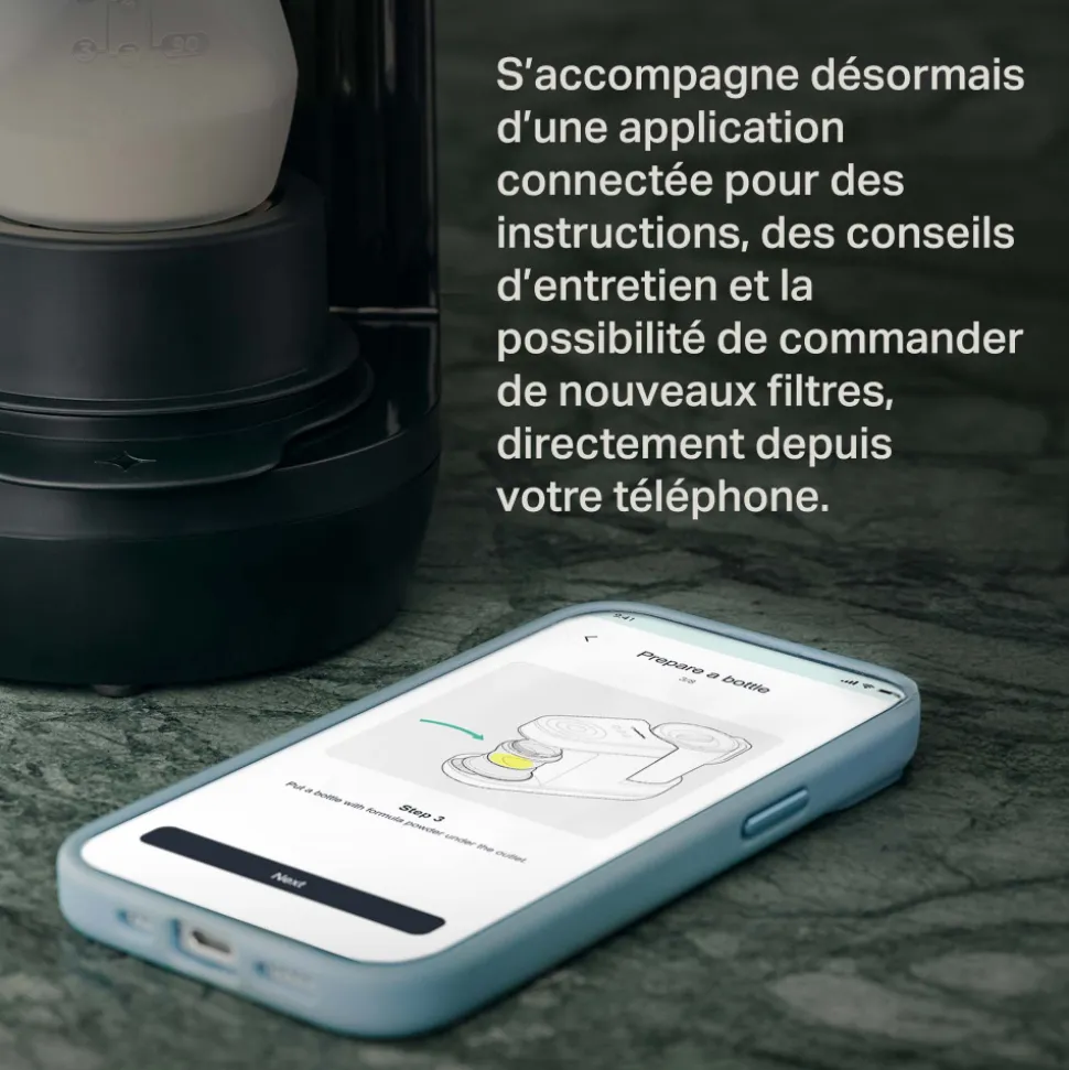 Préparateur de biberons perfect prep noir