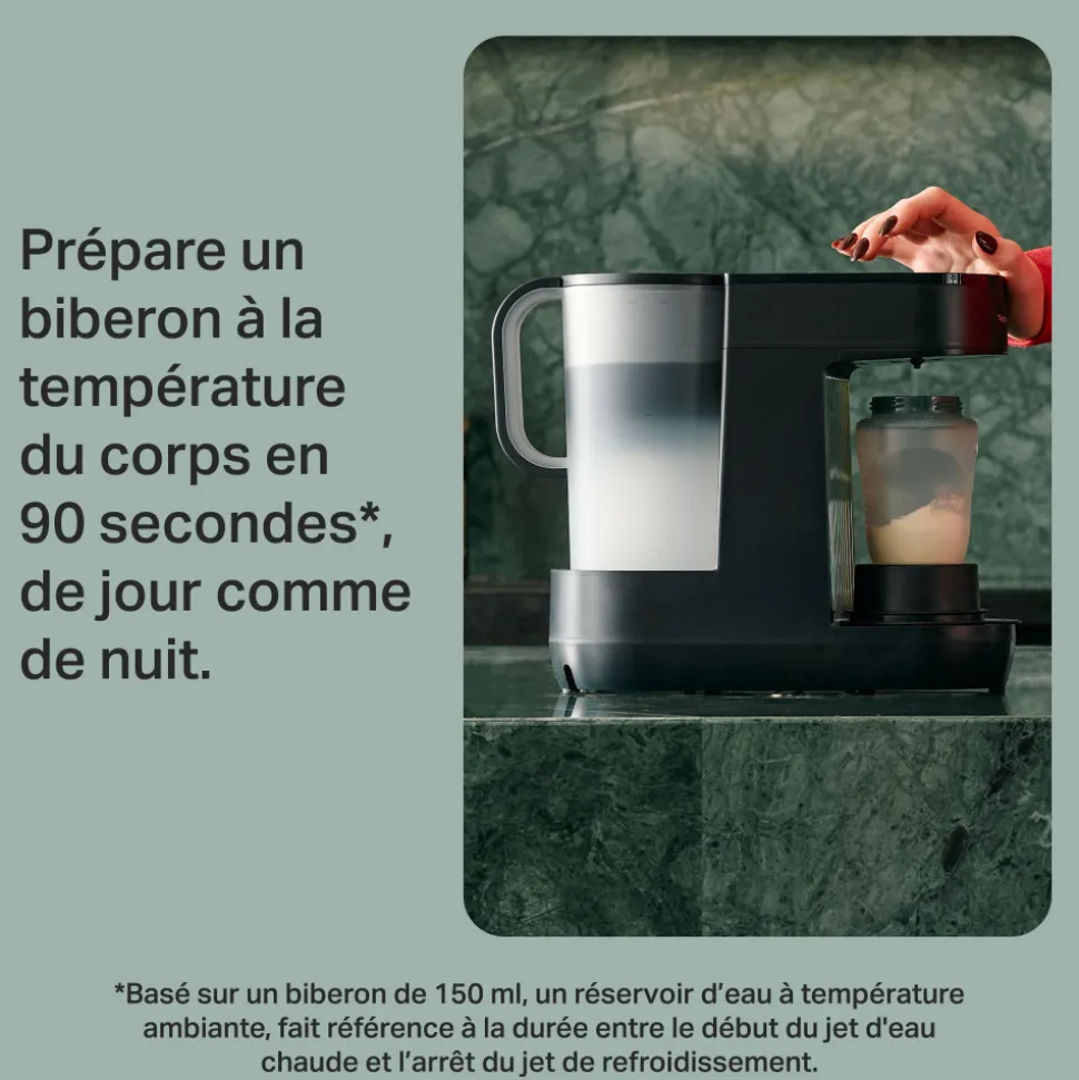 Préparateur de biberons perfect prep noir