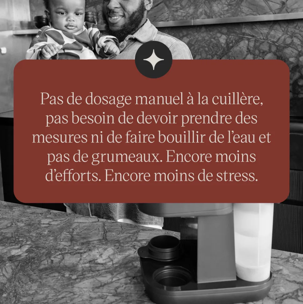 Préparateur de biberons perfect prep pro + 2 biberons advanced anti-colique 260 ml offerts