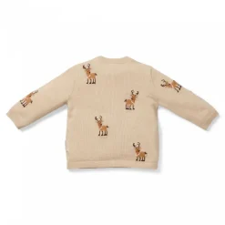 Pull-over de noël tricoté avec des rennes - 80
