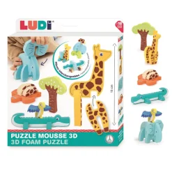 Puzzle 3d en mousse pour enfant animaux
