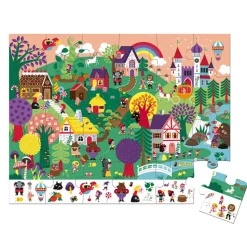 Puzzle d'observation les contes 24 pièces