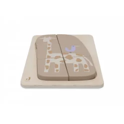 Puzzle en bois jungle jambo girafe
