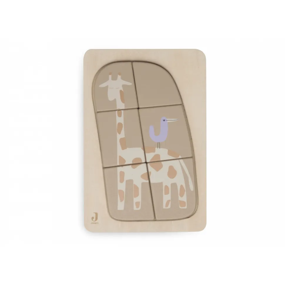 Puzzle en bois jungle jambo girafe