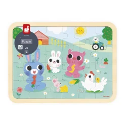 Puzzle en bois 24 pièces a la ferme