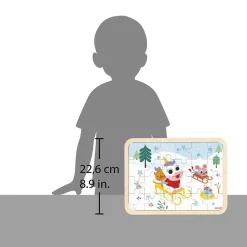 Puzzle en bois 24 pièces a la montagne