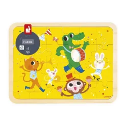 Puzzle en bois 24 pièces c'est la fête