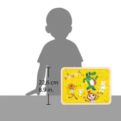 Puzzle en bois 24 pièces c'est la fête