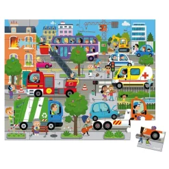 Puzzle enfant 36 pièces city