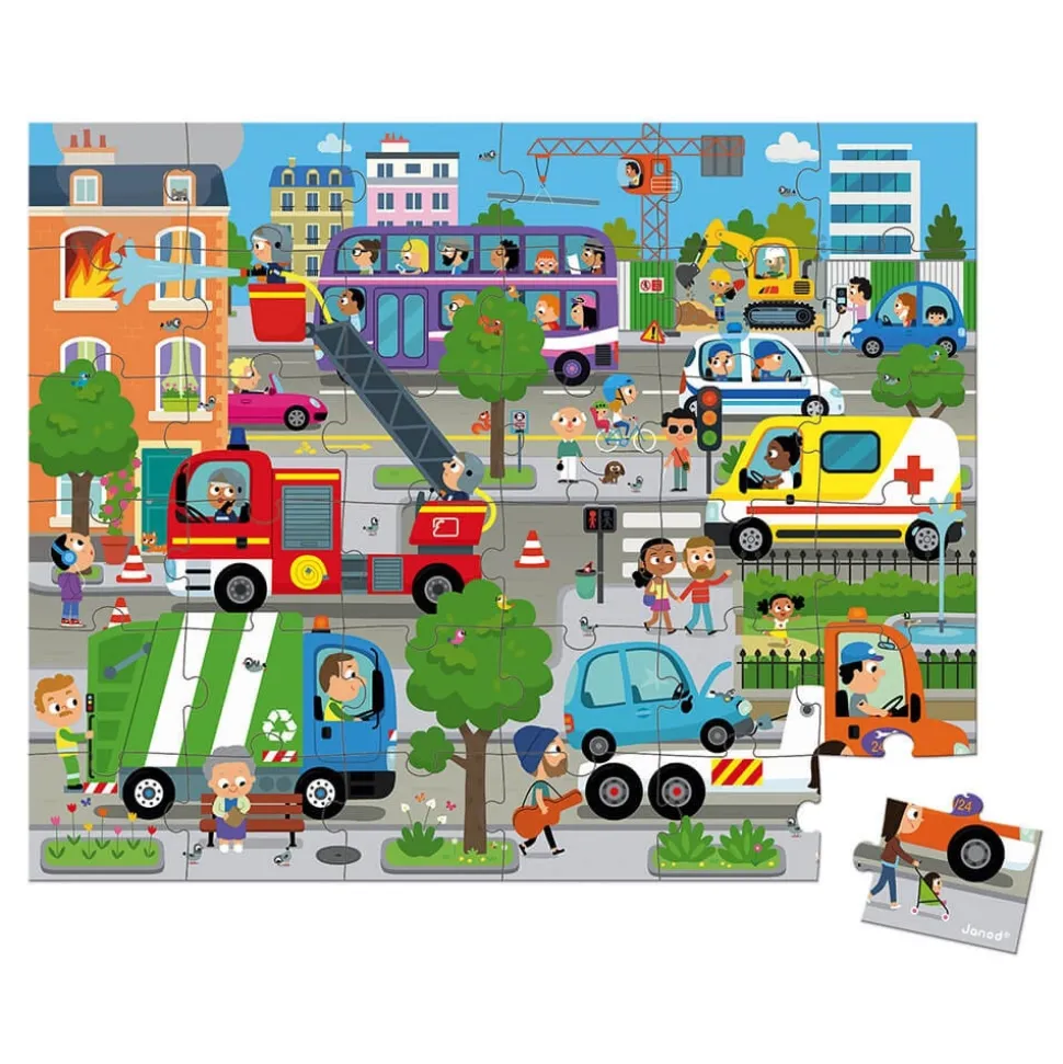 Puzzle enfant 36 pièces city