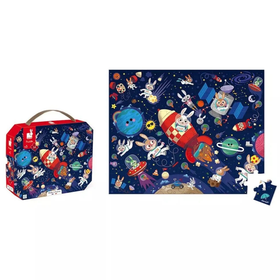 Puzzle enfant 54 pièces fusée