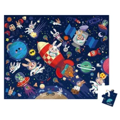 Puzzle enfant 54 pièces fusée