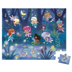 Puzzle enfant 36 pièces les fées et les nénuphars