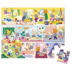 Puzzle enfant 24 pièces les rituels