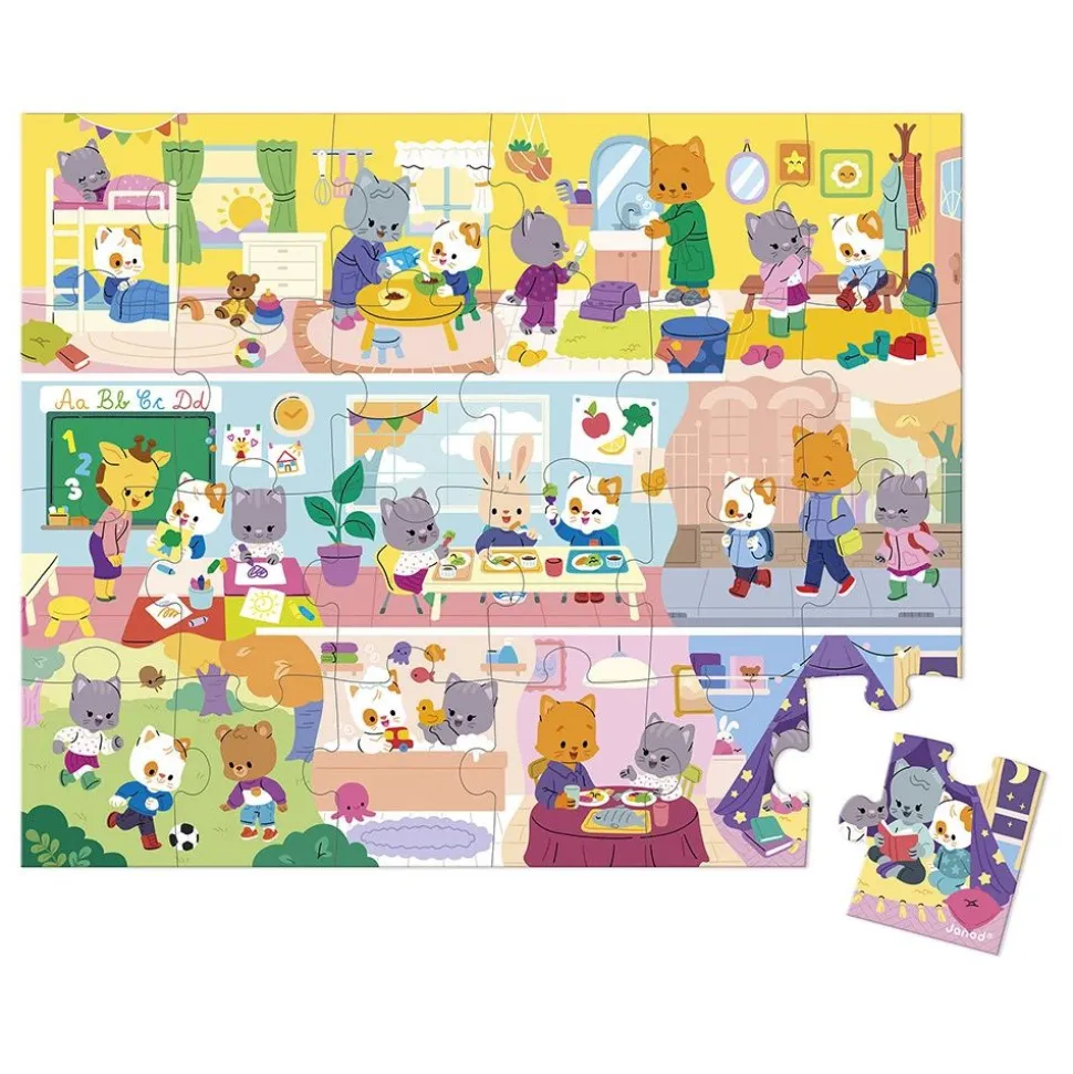 Puzzle enfant 24 pièces les rituels