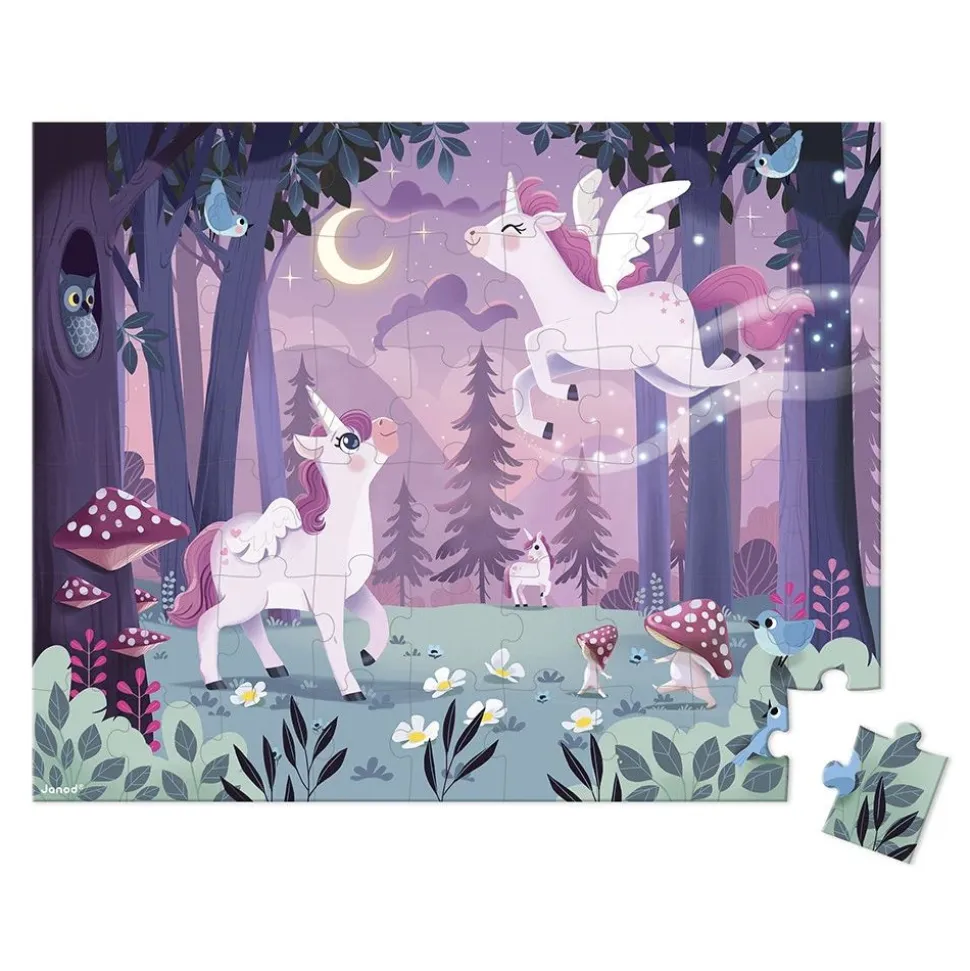 Puzzle enfant 54 pièces licornes