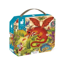 Puzzle enfant 54 pièces royaume des dragons