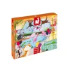 Puzzle enfant tactile journée au zoo 20 pièces