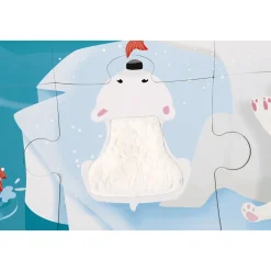 Puzzle enfant tactile la banquise 20 pièces