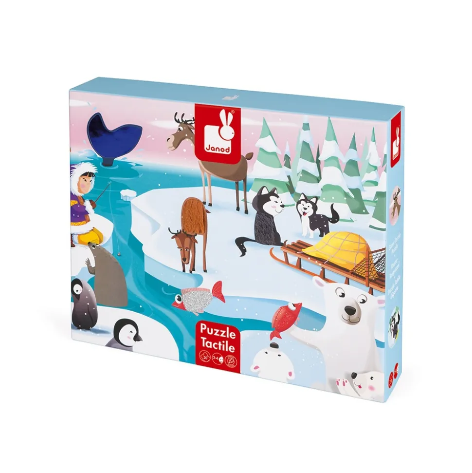 Puzzle enfant tactile la banquise 20 pièces