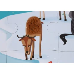 Puzzle enfant tactile la banquise 20 pièces