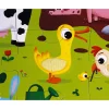 Puzzle enfant tactile les animaux de la ferme 20 pièces