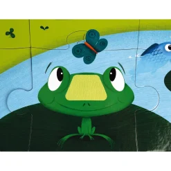 Puzzle enfant tactile les animaux de la ferme 20 pièces