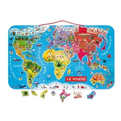 Puzzle magnétique monde 92 pièces