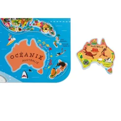 Puzzle magnétique monde 92 pièces
